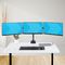 3MP2AG-MONITOR-ARM - Desk Mount Triple Monitor Arm, up to 27"