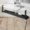 CALB-DESK-CABLE-TRAY - Adjustable Under Desk Cable Management Tray, Black