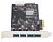 P5Q4A-USB-CARD - 4 Port USB 3.2 Gen 1 PCI-Express Card, 4x USB-A