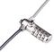 SNANOC4D-LAPTOP-LOCK - Slim Lock Nano Slot Combination Laptop Cable Lock, 1.5m