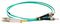 005-685-020-22 - Multimode OM4 LC-ST Duplex Fibre Optic Patch Lead, 2m