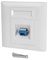 60200PI - 1 Gang Single SC Fibre Optic Faceplate, White