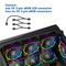 AK-CBLD13-85BK - 6 Way aRGB LED Splitter Lead