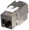 SGKSBT - Cat6A Shielded Keystone Socket, Silver