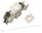 PSG92137 - Cat6 Tool-less Shielded Keystone Socket, Silver