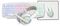CIT-SCORPION-WHT - Scorpion 4-in-1 PC Gaming Bundle, Keyboard & Mouse Set with Headset, White