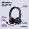 25463 - Ayda Bluetooth Wireless ENC On-Ear Stereo Headset, Black