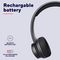 25463 - Ayda Bluetooth Wireless ENC On-Ear Stereo Headset, Black