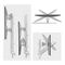6-MONITOR-ARM-A - Six Monitor Dual Column Monitor Mount with Crossbar, up to 32"