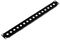 R1278/1UK - 19" 16 Hole Rack Panel Punched for 6.35mm 1/4" Jack - 1U