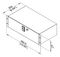 R1380/2UK - 19" Lockable Rack Vault - 2U