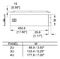 R1272/2UK - 19" Hinged Rack Door Panel - 2U Solid