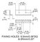 R0863-1 - 19" Rack Strip, 1.5mm - 1U