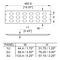 R1268/1UK-719 - 19" Rack Panel Punched for 6 IEC - 1U