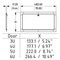 R1303 - 19" Lockable Rack Door - 3U