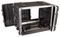 ABS-8UTR - 19" Rack ABS Flight Case with Trolley Handle and Wheels- 7U