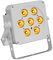 LEDJ59C - Slimline 7 x 5W RGBA LED PAR Can, White