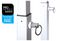 PS1XL - Height Adjustable Podium / Plinth Stand, 100-175cm, White
