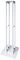 PS1XL - Height Adjustable Podium / Plinth Stand, 100-175cm, White