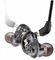 SPM-35 BK 25975 - High-Resolution Sound Isolating In-Ear Monitors, Black