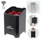 LEDJ352 - 4x12W Rechargeable LED W-DMX Uplighter RGBWAUV with IR, Black