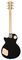 MILESTONE-ST BK - Flat Top Cutaway Electric Guitar with 2x Humbuckers, Black