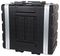 ABS-6UTR - 19" Rack ABS Flight Case with Trolley Handle and Wheels- 5U