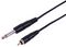 PLS00743 - 6.35mm 1/4" Male Jack to Male Phono (RCA) Mono Lead, 5m