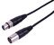 PLS00838 - 3-Pin XLR-M to 3-Way XLR-F, 0.3m