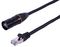PLS00923 - RJ45+Protective Shell to RJ45 CAT6 SF/TP Stage Lead, 0.5m