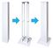 PS1XL-SW - Spare Scrim for Novopro PS1XL Podium Stand, White