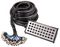 SGBX20-3208 - Professional Aluminium Stage Box, 32x 3 Pole XLR Sockets / 8x XLR 3 Pole Plugs, 30m