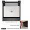 EX-6101B - Large Lockable Vented 13.78" Laptop Drawer, Black