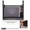 EX-6171B - Large Lockable Vented 17" Laptop Drawer, Black