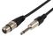 190.088UK - Shielded 6.3mm Mono Jack Plug to 3 Pin XLR Socket Microphone Lead, 12m