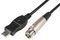 XLRF-USB2 - 3 Pin XLR Socket to USB Type A Analogue to Digital Converter Lead, 3m