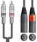 2R-2XM600 - 2x RCA Phono Plugs to 2x 3 Pin XLR Plugs Lead, 6m