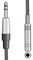 S6J-EXT300 - 6.3mm Stereo Jack Plug to 6.3mm Stereo Jack Socket Lead, 3m