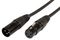XF-XM150BK - 3 Pin XLR Plug to 3 Pin XLR Socket Microphone Lead, Black, 1.5m