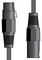 XF-XM150BK - 3 Pin XLR Plug to 3 Pin XLR Socket Microphone Lead, Black, 1.5m