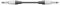 M6J-J300 - 6.3mm Mono Jack Plug to 6.3mm Mono Jack Plug Guitar Lead, 3m