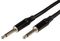 SPJ-J300 - 6.3mm Mono Jack Plug to 6.3mm Mono Jack Classic Speaker Lead, 3m