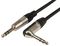 S6J-90J300 - 6.3mm Right Angle Stereo Jack Plug to 6.3mm Stereo Jack Plug Lead, 3m