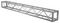 TRUS080S - Quad Steel Deco Truss, Steel, Silver, 2m