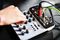 Q-PAD - Mini Mixer with USB / BT and Audio Interface