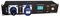 PDU16-PC - 2U 16A Rack Mount PDU with Power Monitor Pair of C-FORM Sockets with Overload Trip Switch. 8 Powercon Sockets
