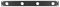 RPX-1U-4D - 19” 1U Rack Panel with 4x D Type XLR Panel Connector Holes