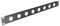 RPX-1U-8D - 19” 1U Rack Panel with 8x D Type XLR Panel Connector Holes