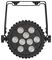INTENSE 9P10 PRO RGBWA LED SLIM - 9x 10W Five Colour RGBWA LED Slim Par
