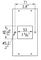 40712 20 - 4U Front Panel Punched for 3x DIN Circuit Breaker - 2 Module Wide
